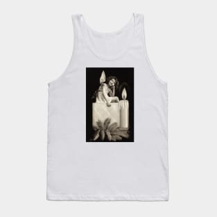 Vintage Christmas Child Angel Tank Top